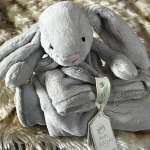 Jellycat Silver Bashful Bunny Banket